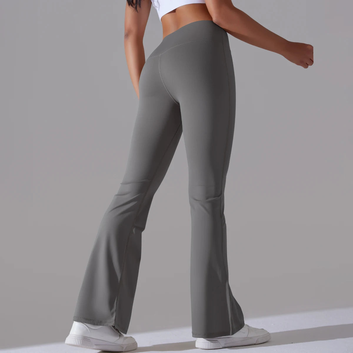 Flare Leggings Yoga Pants Women Bell Bottoms Yoga Trousers High Waist Gym Fitness Pants Stretch Daily Dance Workout Leggings