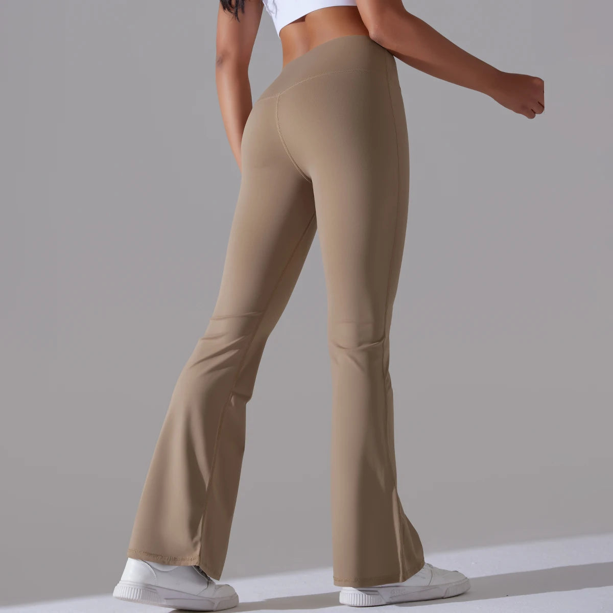 Flare Leggings Yoga Pants Women Bell Bottoms Yoga Trousers High Waist Gym Fitness Pants Stretch Daily Dance Workout Leggings