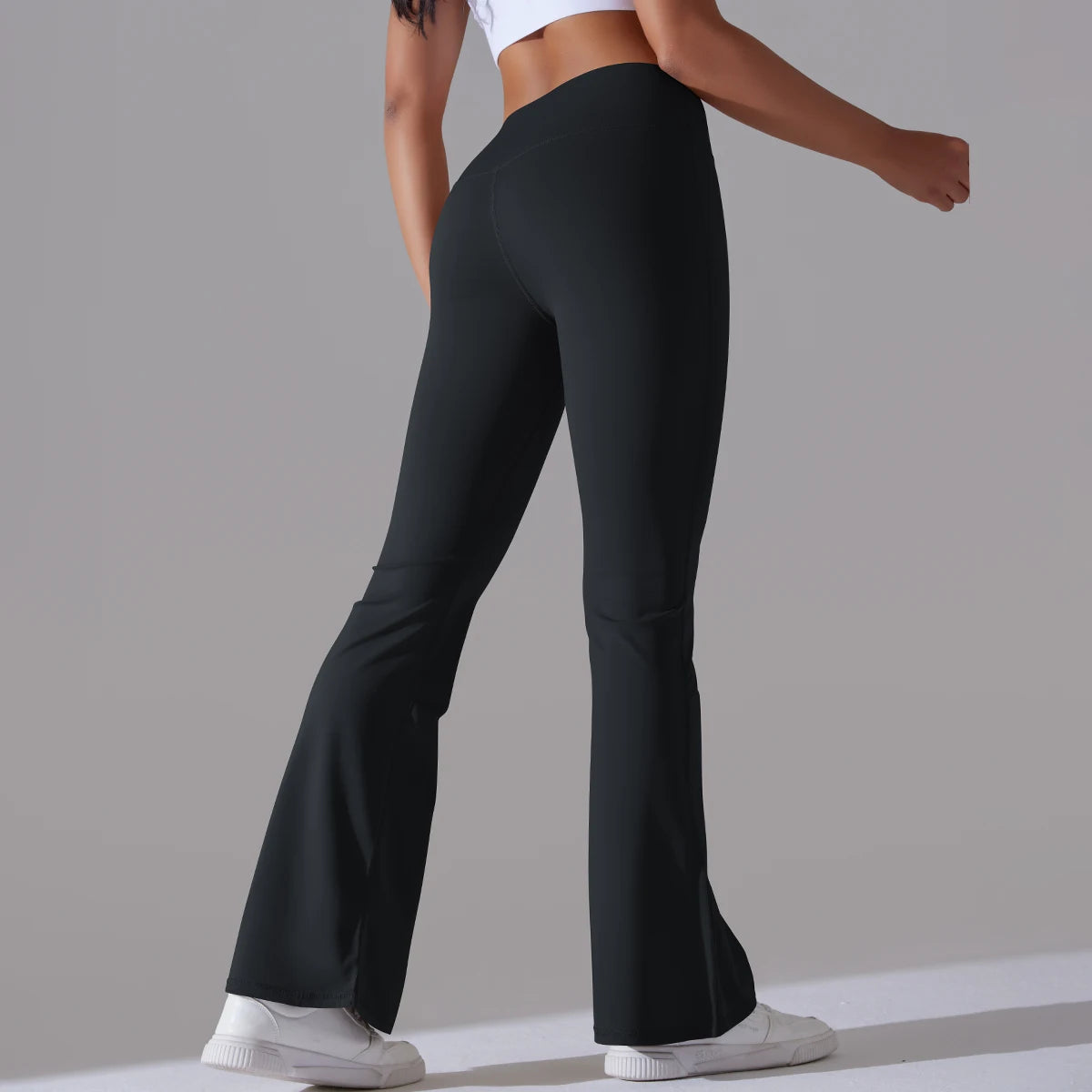 Flare Leggings Yoga Pants Women Bell Bottoms Yoga Trousers High Waist Gym Fitness Pants Stretch Daily Dance Workout Leggings