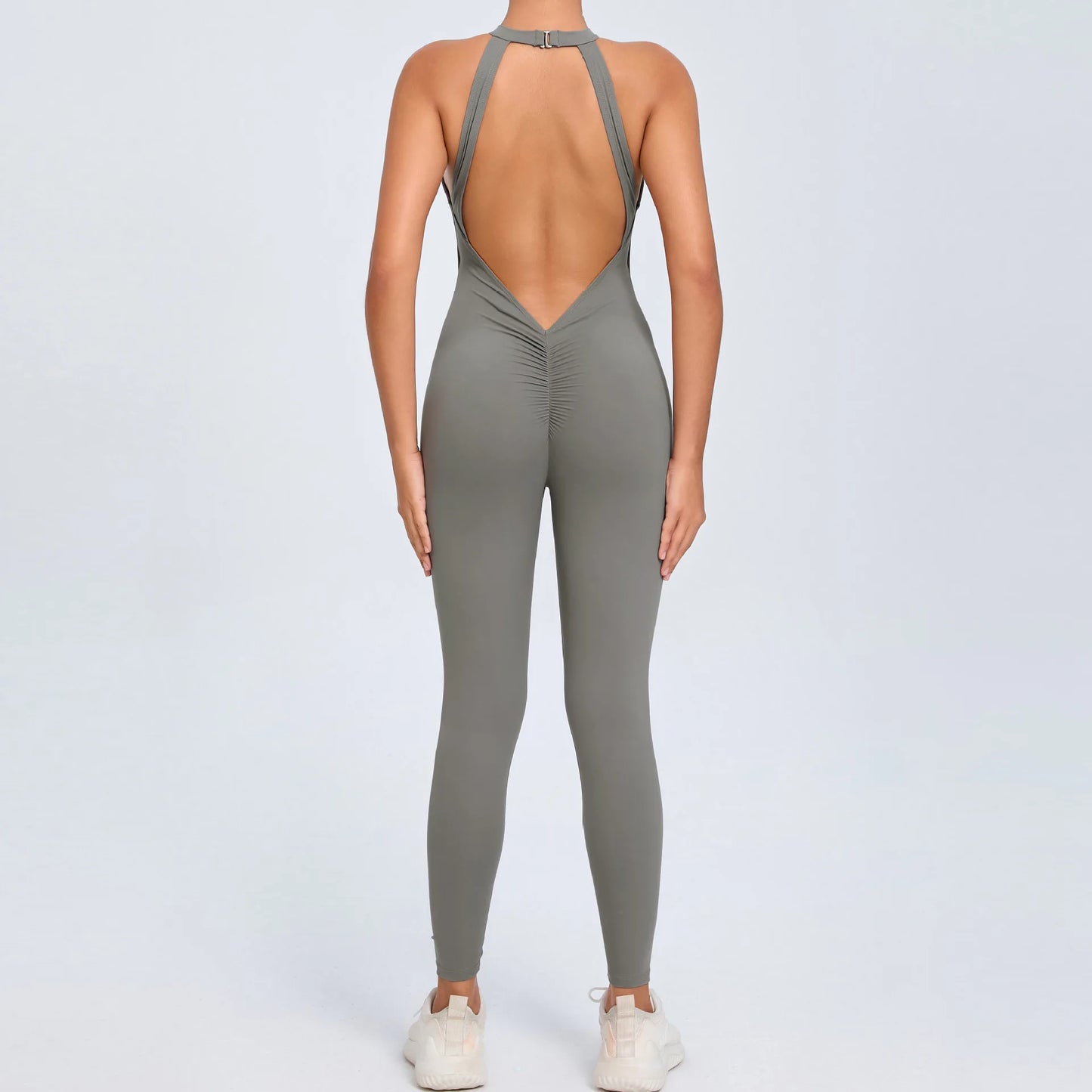 2024 Rompers Yoga Sets Sleeveless pants Jumpsuit for Women Fitness Gym Clothing Workout Open Back Sports Suit with chest pad