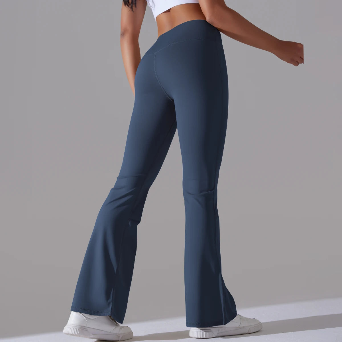 Flare Leggings Yoga Pants Women Bell Bottoms Yoga Trousers High Waist Gym Fitness Pants Stretch Daily Dance Workout Leggings