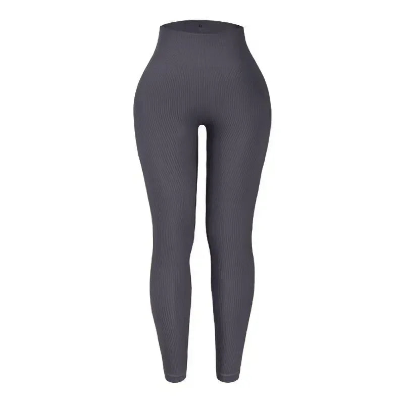 Yoga Threaded Pants Seamless High Elastic Tightening Breathable Breathable Quick Drying Outer Wear Sports Bottom Fitness 9 Pants