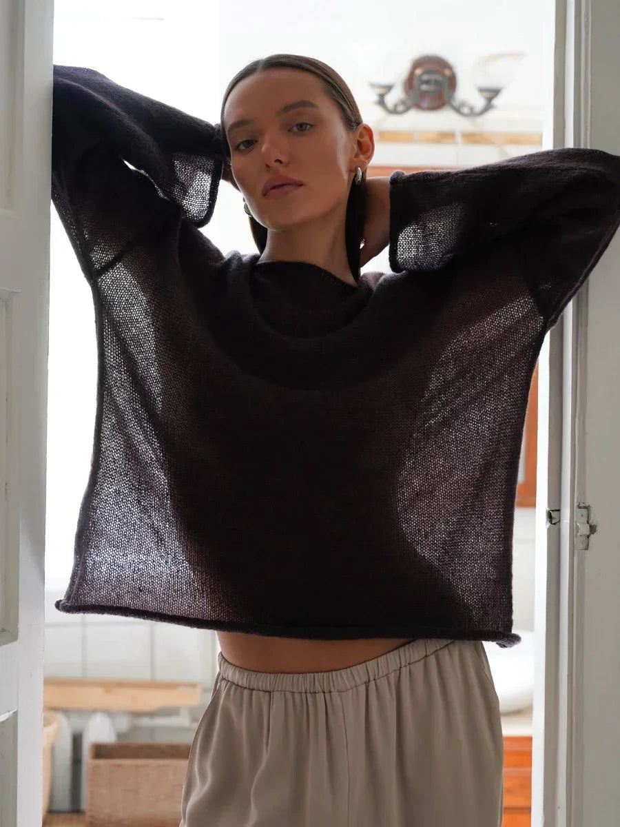 Bornladies Elegant Sweater Women Summer Autumn Casual Fashion Loose Women Pullovers Chic Pink White Jumper Sueter Mujer свитер