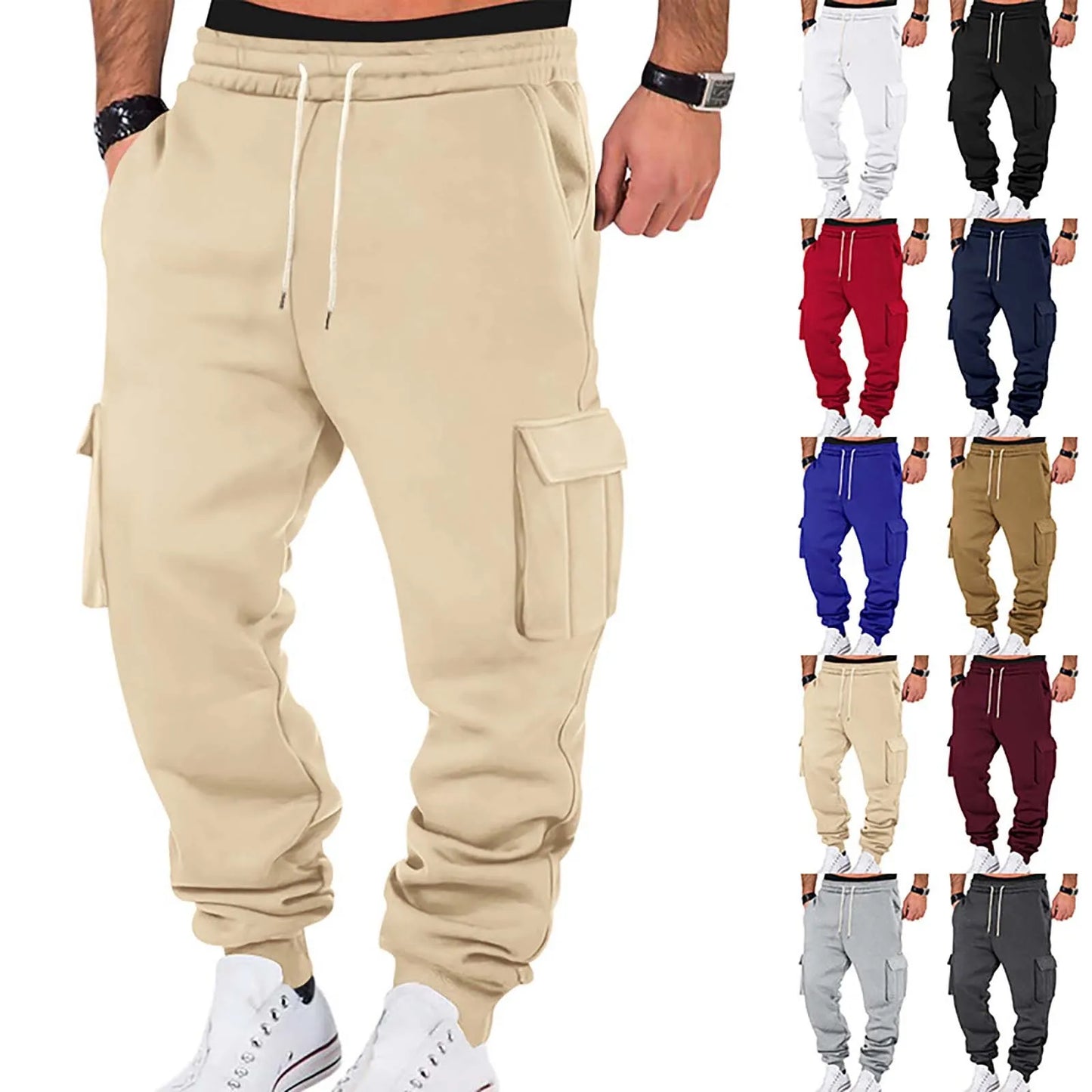Casual Pants Casuales Work Pantses  Multi-pocket Athleisure Pantses, Suitable for School Shopping Hiking Casual Pants