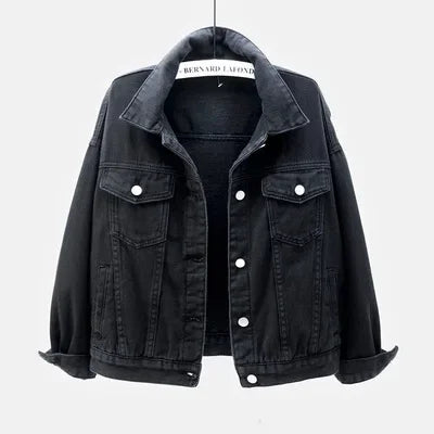 Classic Denim Jacket Women Jeans 2023 Jean Boyfriend Jackets for Women Oversize Loose Coat Veste Femme Purple White Yellow Mujer