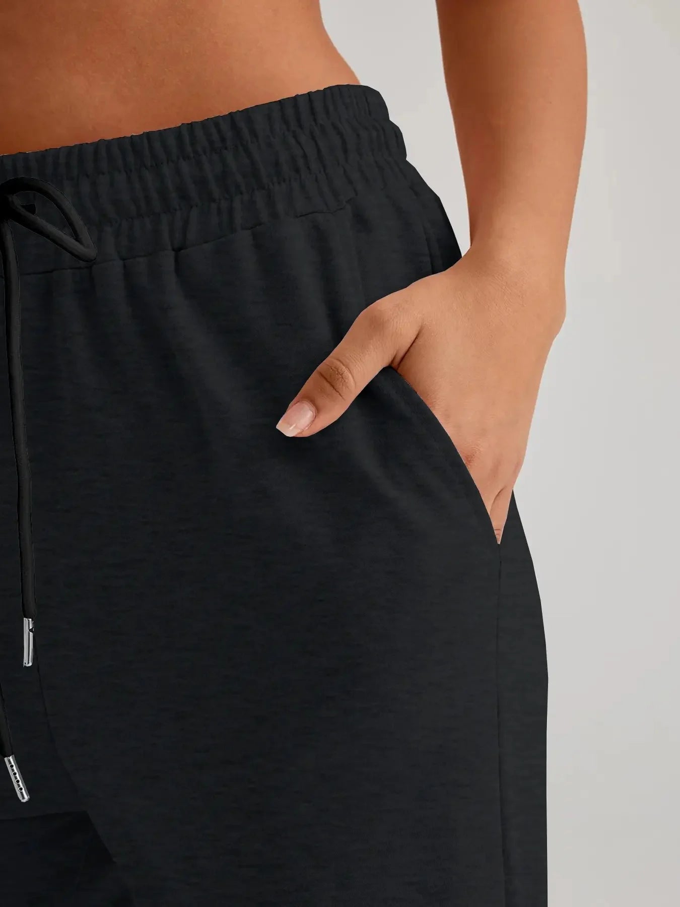 Women's Cinch Bottom Sweatpants High Waisted Athletic Joggers