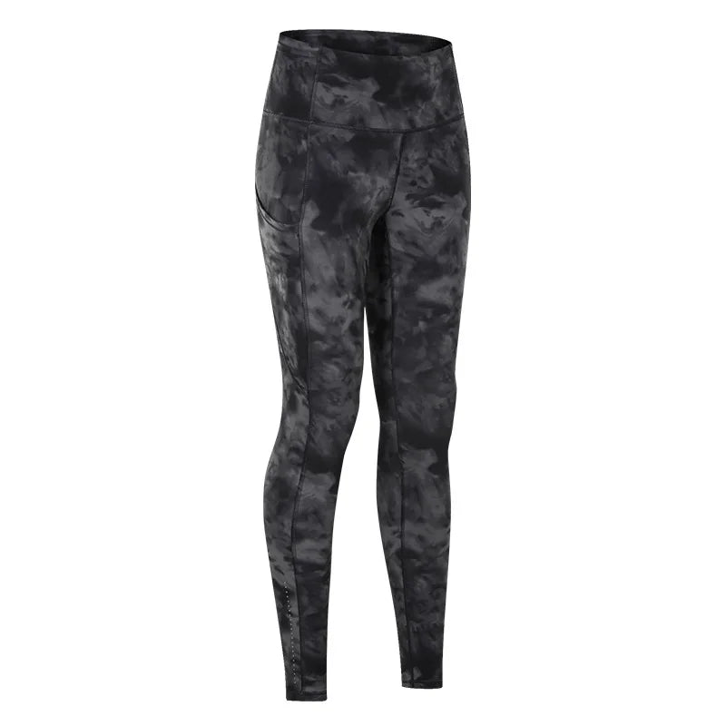 2025 New Yoga Pants, High Quality Women's Sports Bottom Pants with Side Pockets, and Gym Exercise Jogging Crop Pants