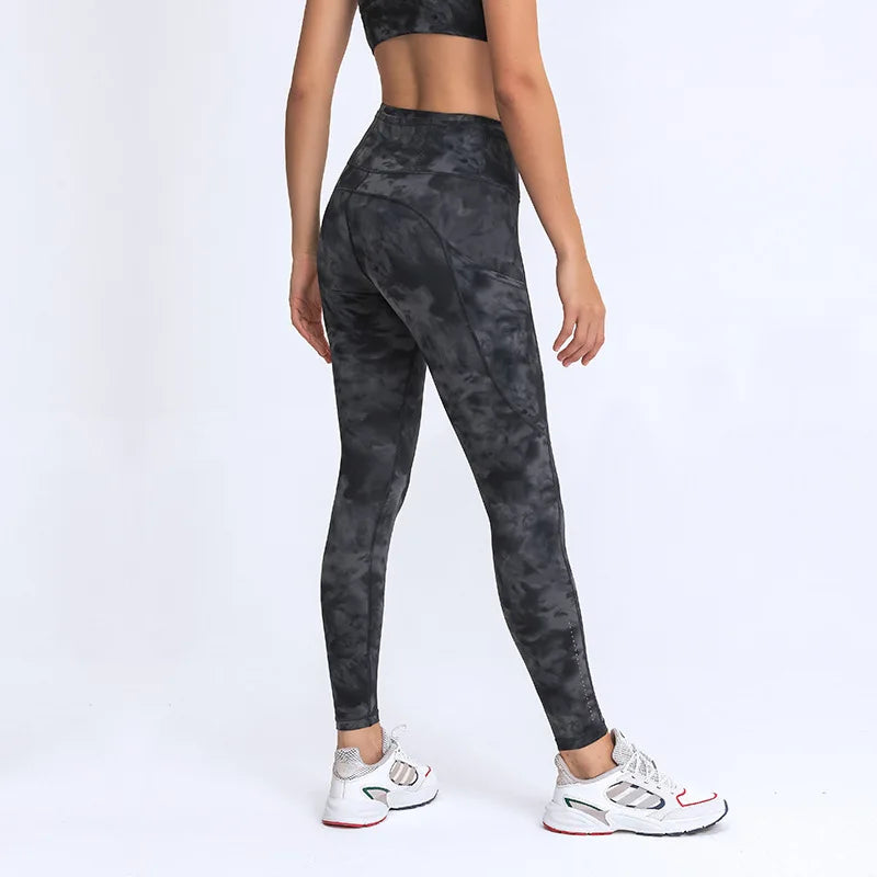 2025 New Yoga Pants, High Quality Women's Sports Bottom Pants with Side Pockets, and Gym Exercise Jogging Crop Pants